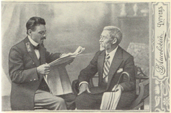 И. Е. Репин и Д. М. Левашов в Чугуеве. 1914 год.
